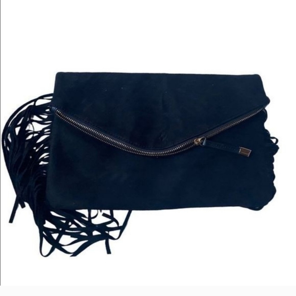 Cato faux suede fringe crossbody